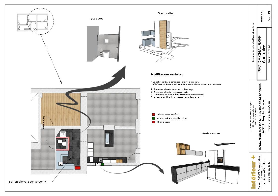 Projet d'aménagement maison particulière